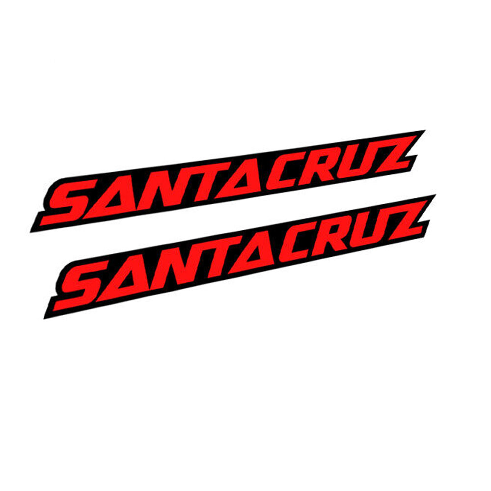 Mountain Biking Logo - 2 Adesivos de Vinil para Quadro