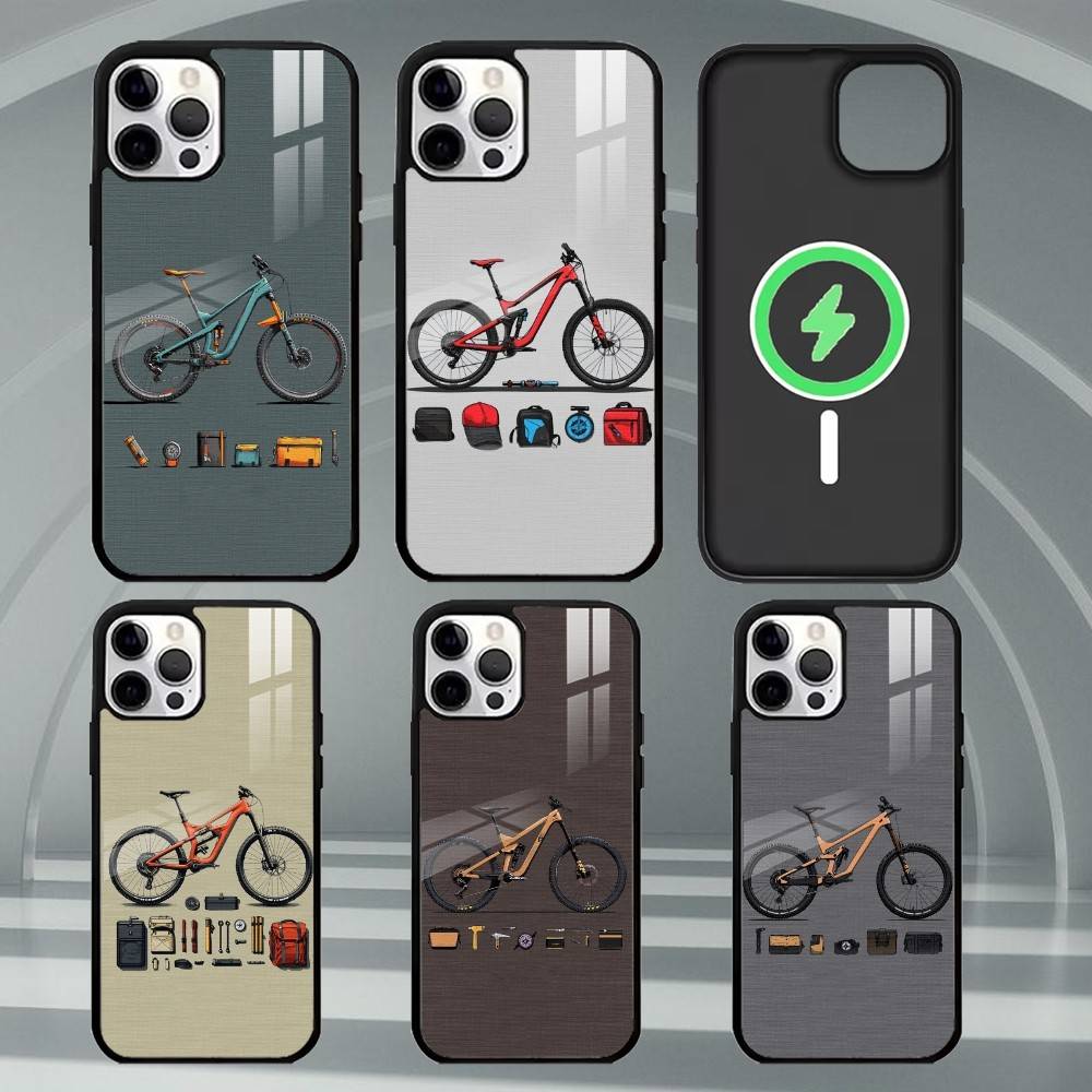 Mountain Biking Logo - Capa de Celular Estilosa para Bicicleta