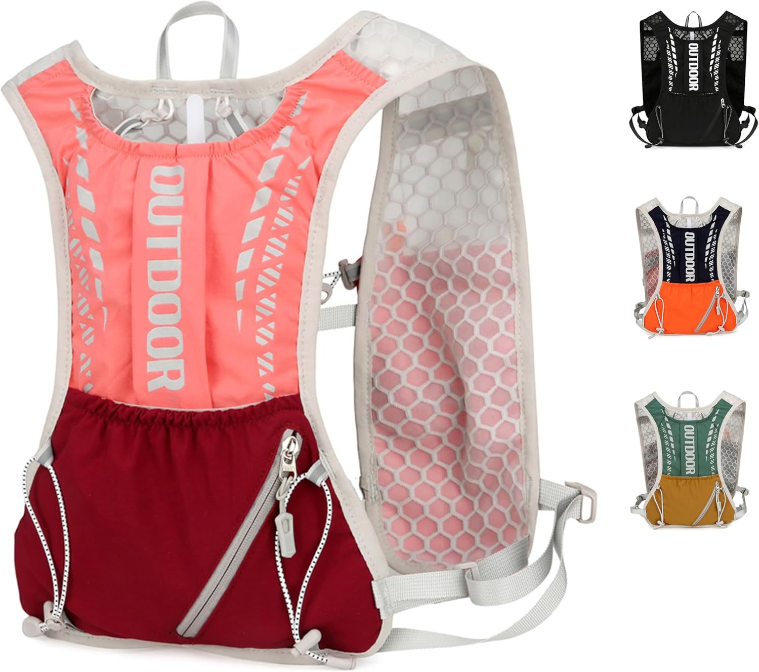Mountain Biking Rucksack - Colete de Hidratação para Corrida, Mochila