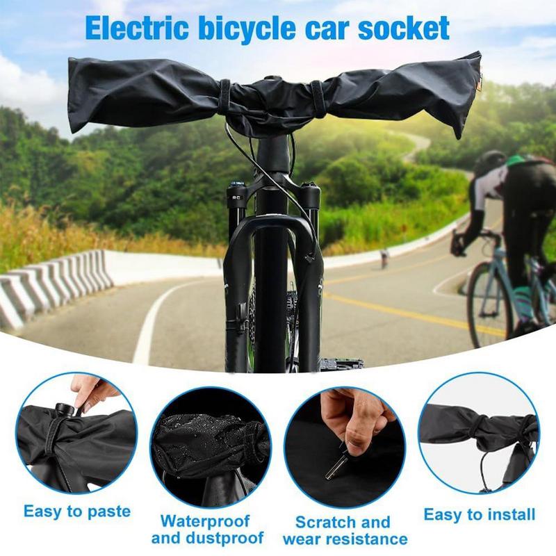Mountain Biking In The Rain - Capas para guidão, proteção para transporte,
