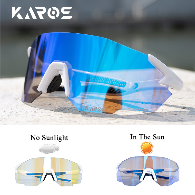 Mountain Biking Sunglasses - Karos óculos fotocromáticos para ciclismo, mtb,