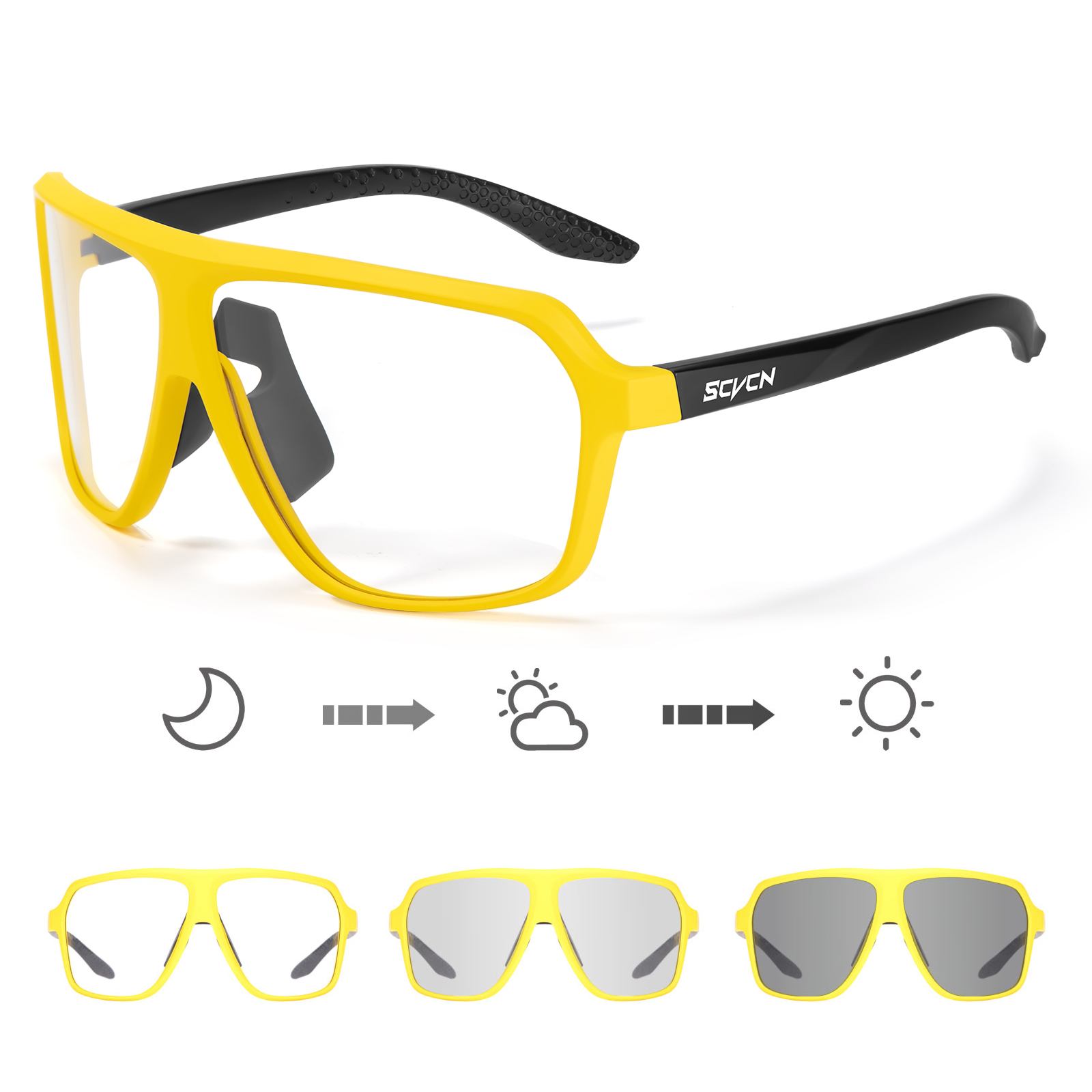 Mountain Biking Sunglasses - Óculos de Ciclismo SCVCN, Óculos de