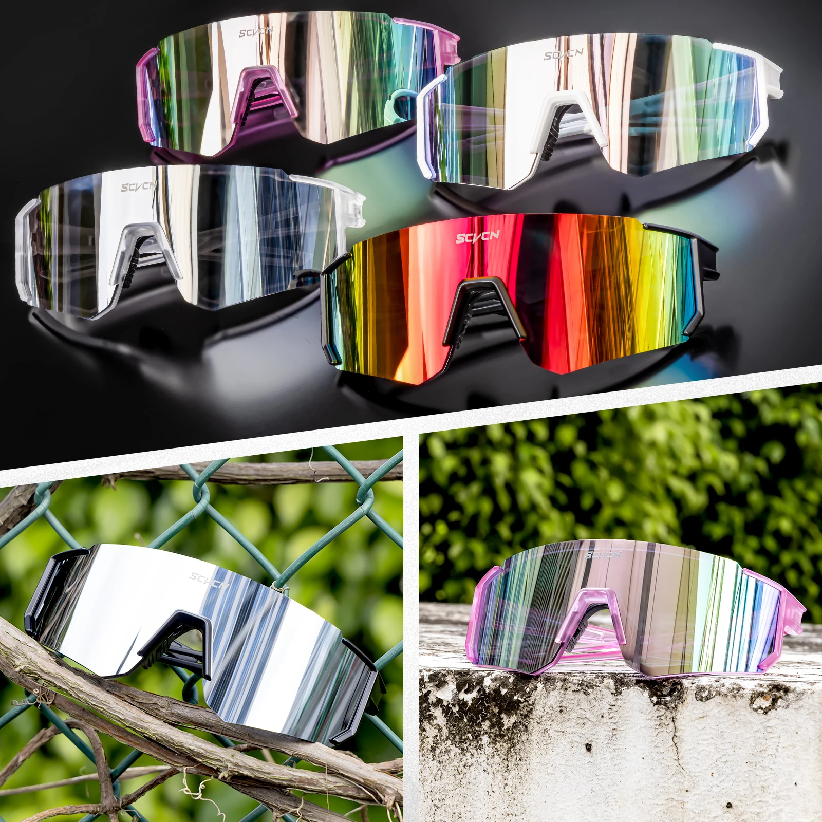 Óculos de Ciclismo Fotochromát - Mountain Biking Sunglasses avaliação e preço