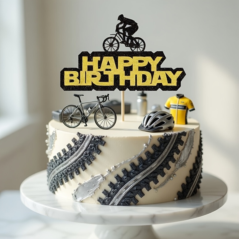 1 unidade de Topper de Bolo de - Mountain Biking Events avaliação e preço