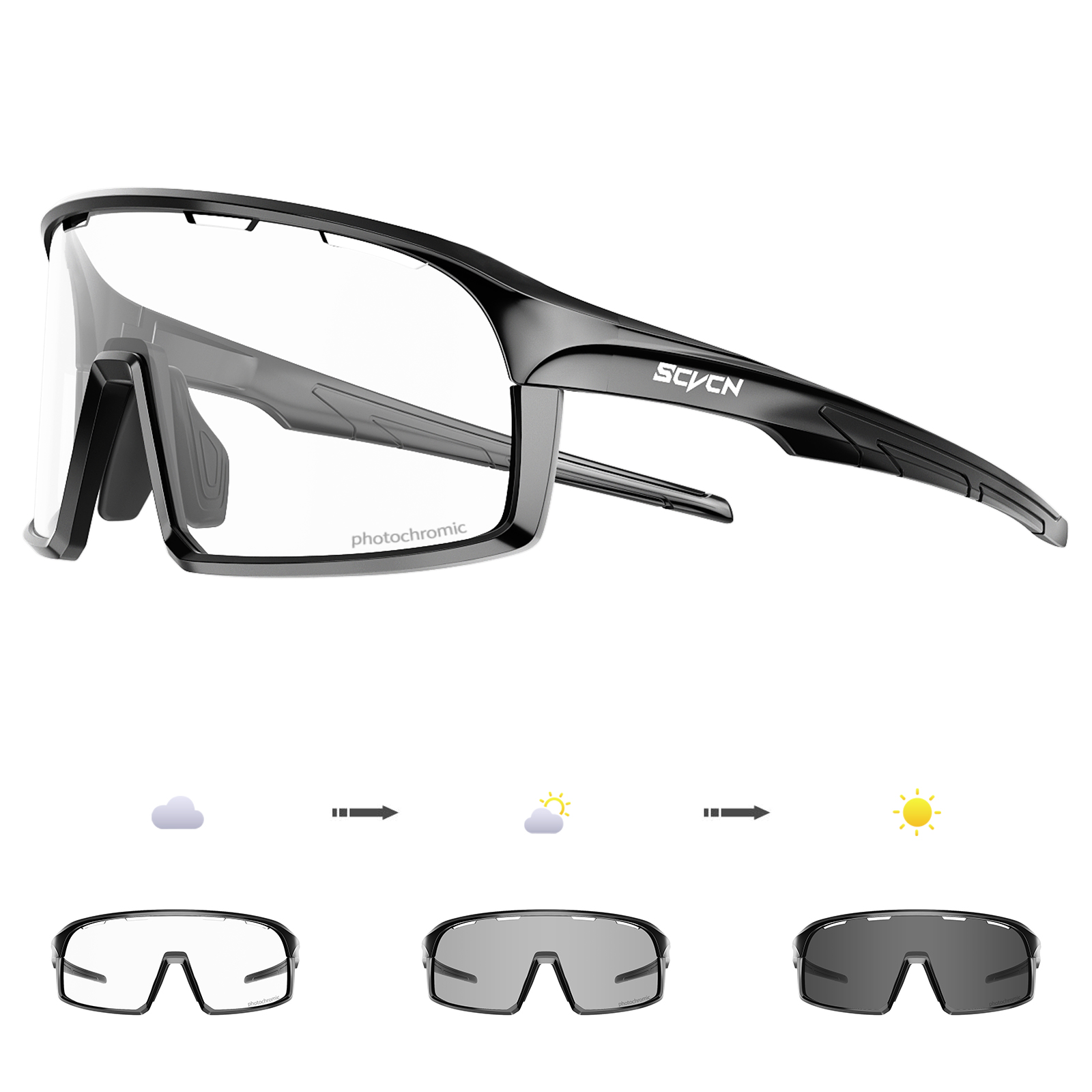 Óculos de Sol Fotochromáticos  - Mountain Biking Sunglasses avaliação e preço