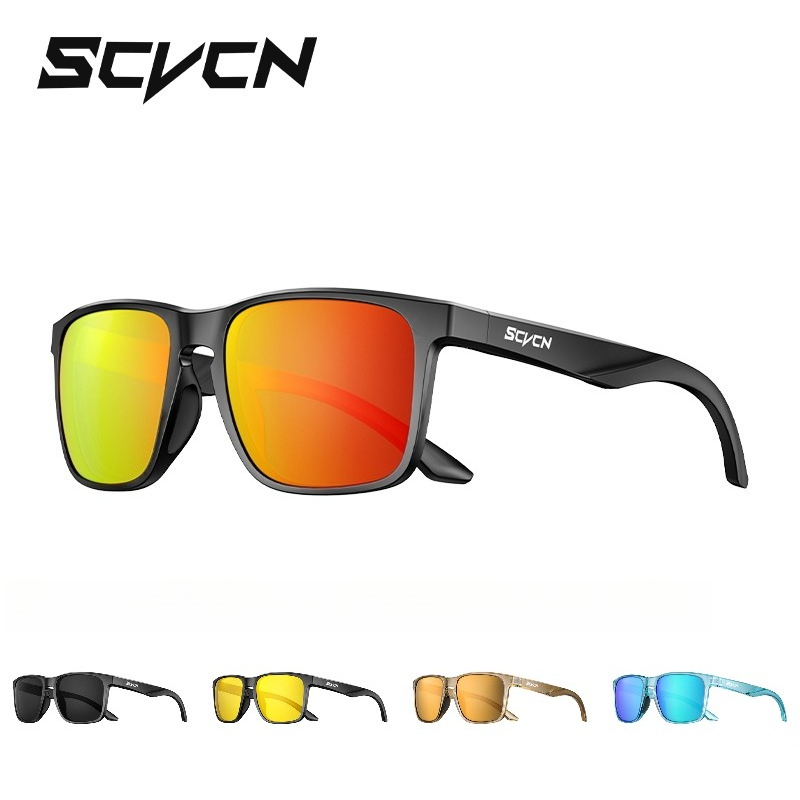 Scvcn óculos de sol de pesca p - Mountain Biking Sunglasses avaliação e preço