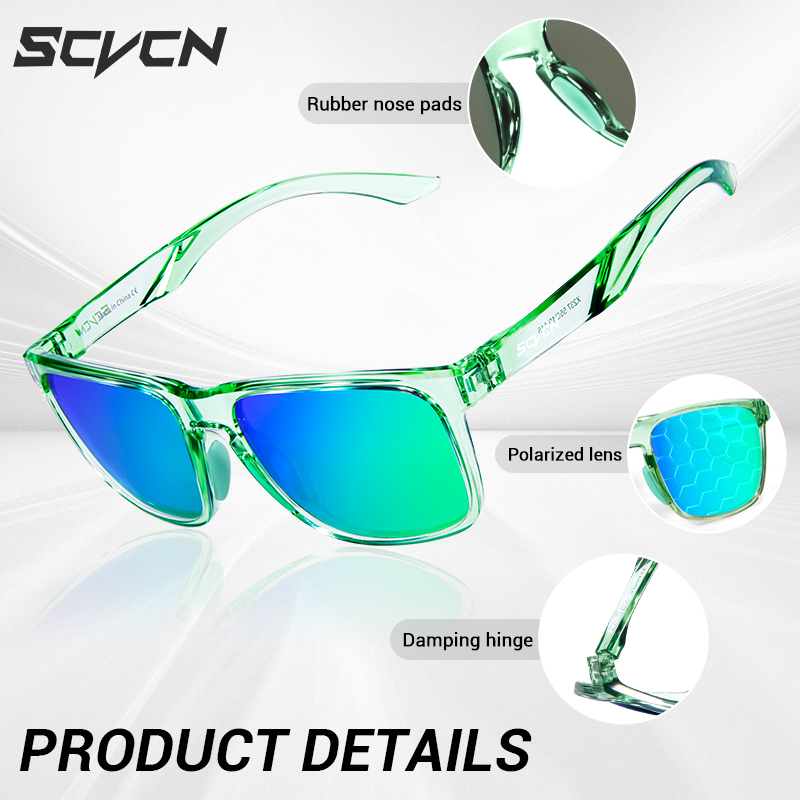 Scvcn óculos de sol de pesca p - Mountain Biking Sunglasses avaliação e preço