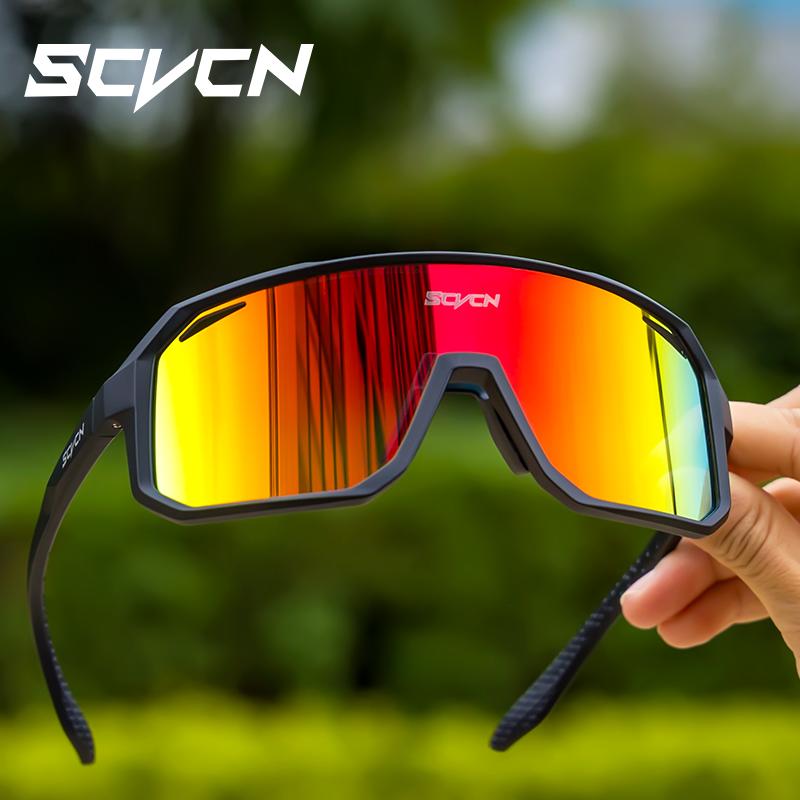 Scvcn novo ciclismo óculos de  - Mountain Biking Sunglasses avaliação e preço